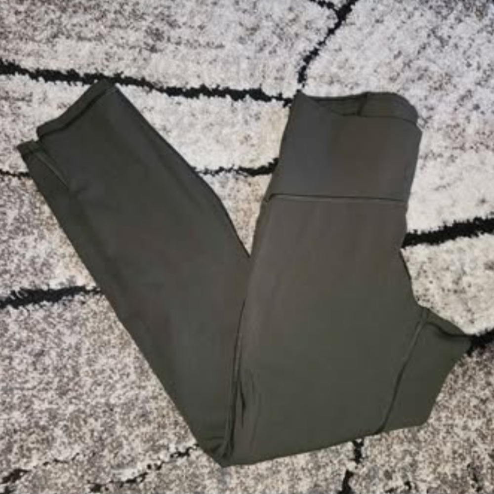 lululemon athletica Dark Green Leggings